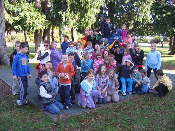 Kids enjoying a day at the park